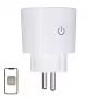 MOES MWP-EU16M-WH-MS enchufe inteligente con medición de energía, 16A, Wi-Fi, blanco