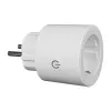 MOES MWP-EU16M-WH-MS enchufe inteligente con medición de energía, 16A, Wi-Fi, blanco