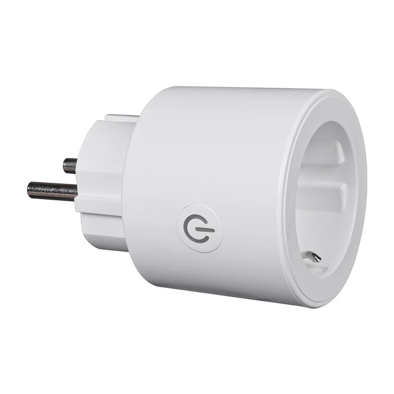MOES MWP-EU16M-WH-MS enchufe inteligente con medición de energía, 16A, Wi-Fi, blanco