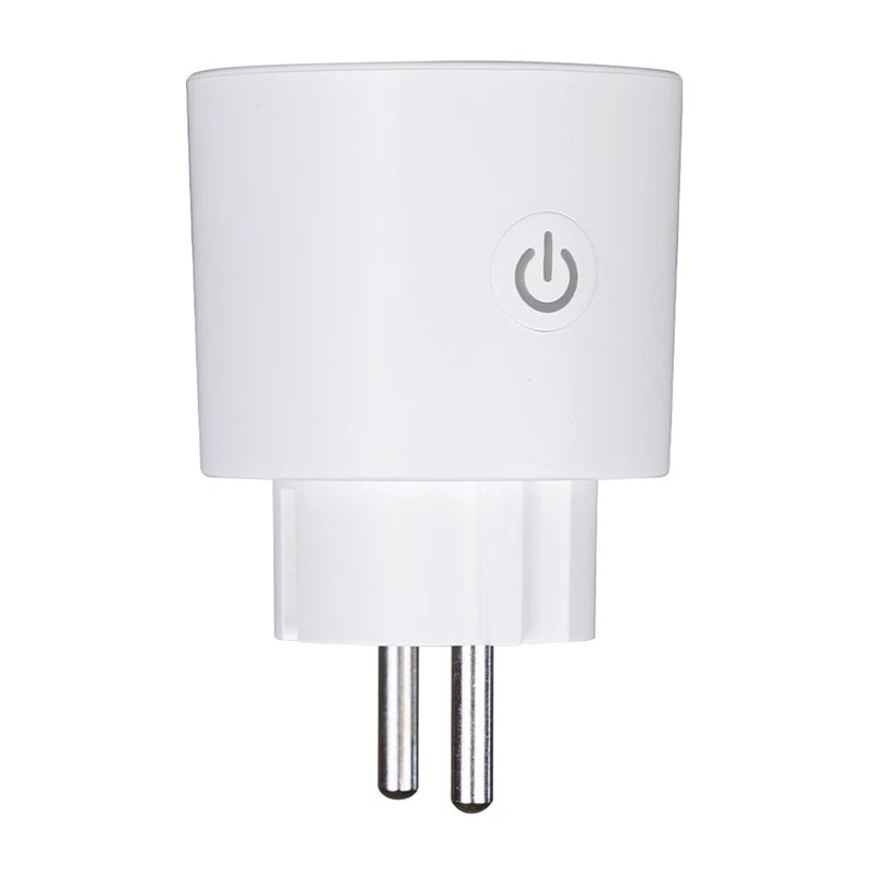MOES MWP-EU16M-WH-MS enchufe inteligente con medición de energía, 16A, Wi-Fi, blanco
