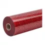HTVRONT lámina de transferencia térmica con purpurina, 30,5 cm x 90 cm (rojo)