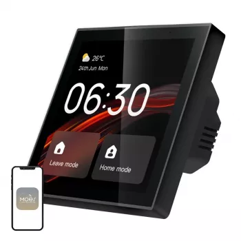 MOES CCP-TY-LN Panel de control Wi-Fi/ZigBee con pantalla LCD de 4