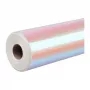HTVRONT Film autoadhesivo holográfico, 30,5 cm x 90 cm (rosa-púrpura)