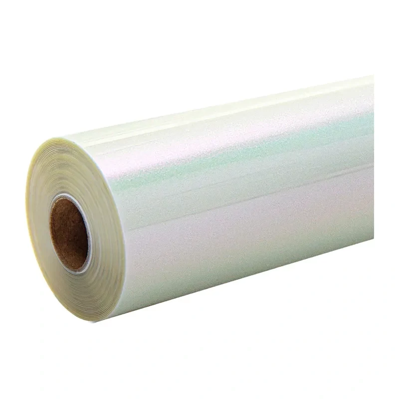 HTVRONT Film de transferencia térmica camaleón, 30,5 cm x 90 cm (blanco a rojo)