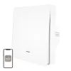 MOES ZS-B-EU1 Interruptor de luz ZigBee de 1 canal (sin neutro, blanco)