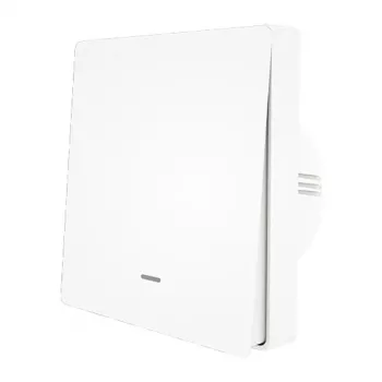 MOES ZS-B-EU1 Interruptor de luz ZigBee de 1 canal (sin neutro, blanco)