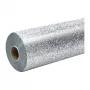 HTVRONT Film de transferencia térmica con purpurina, 30,5 cm x 90 cm (plata)