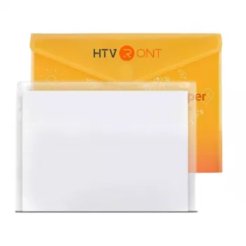 HTVRONT Film autoadhesivo brillante A4 (blanco) – 15 hojas