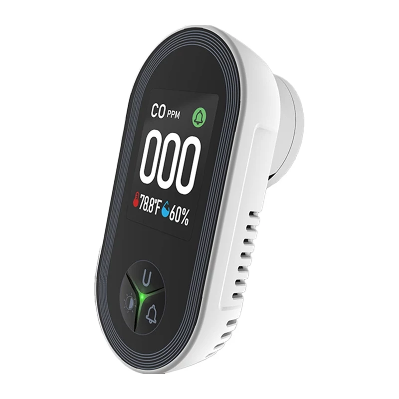 MOES S02-CO Detector de monóxido de carbono, Zigbee 3.0, pantalla LCD, alarma de 85dB