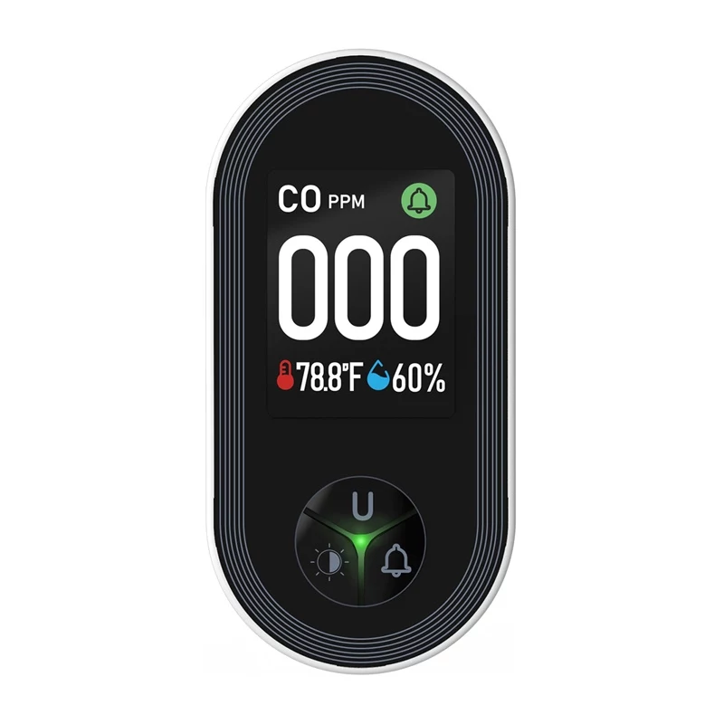 MOES S02-CO Detector de monóxido de carbono, Zigbee 3.0, pantalla LCD, alarma de 85dB