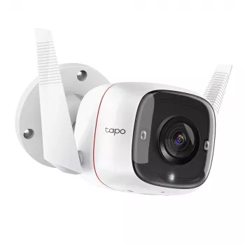 TP-Link Tapo C310 Cámara de vigilancia para exterior, 3MP, IP66, visión nocturna, audio bidireccional