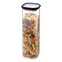GEFU PANTRY Recipiente rectangular 2,5 L negro, transparente 1 unidad