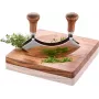 GEFU YUMA set de cuchillo de carnicero con tabla