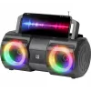 Defender BeatBox 20 altavoz Bluetooth 20W con luz, micrófono, FM, USB, TF