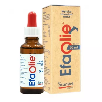 Scanvet EFA Olie 30 ml complemento alimenticio líquido de omega-3 y omega-6 para perros y gatos