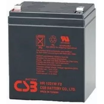 CSB Battery HR1221WF2 batería AGM VRLA 12V 5,3Ah con conectores F2