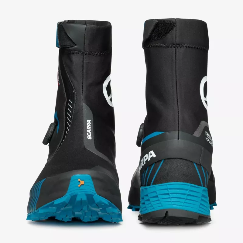 Scarpa Ribelle Run Kalibra G zapatilla de trail running para hombre, BOA Fit, GORE-TEX, negro/Azure, EU 45