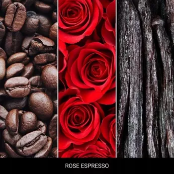 Millefiori White Rose Espresso ambientador de coche Duftclip