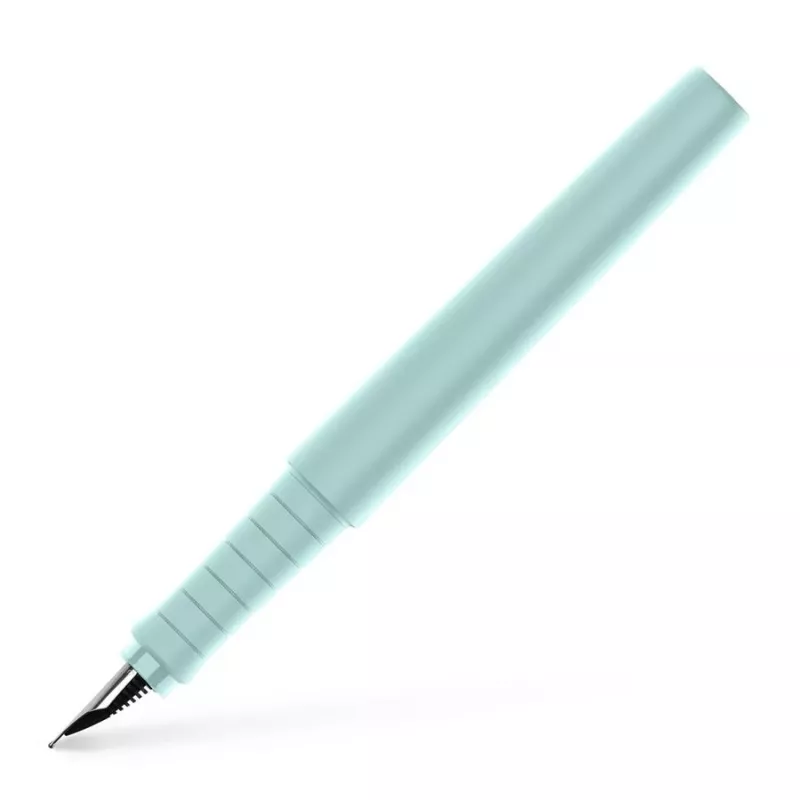 FABER-CASTELL Poly Pen Pluma estilográfica Caribic Blue ancho (B) 241010