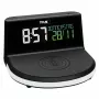 TFA Dostmann 60.2028.01 Despertador digital con base de carga para carga inalámbrica CHARGE