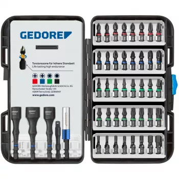 GEDORE Juego de puntas 666-045, 45 piezas (3459519)