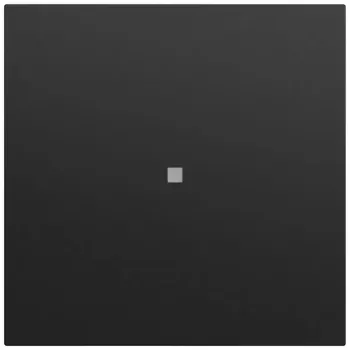 Gira System 70 cubierta de tecla con ventana de control, negro mate 329074