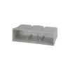 Eaton M22-H6 Capucha de carcasa para placa de montaje, 6 posiciones, gris (216553)