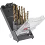 Einhell 249013 set de brocas helicoidales para metal HSS-Co, 13 piezas, 1,5-6,5 mm, aleación de cobalto, DIN 338, punta afilada