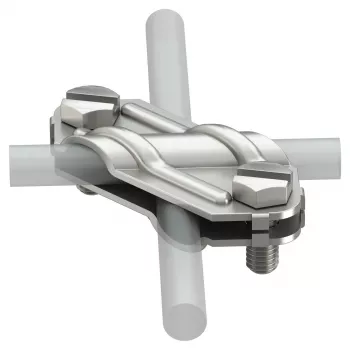 OBO BETTERMANN conector en cruz 250 V4A 8-10 mm acero inoxidable protección contra rayos 5312925