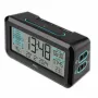 TFA Dostmann 60.2562.01.GB despertador radiofónico negro azul claro