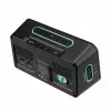 TFA Dostmann 60.2562.01.GB despertador radiofónico negro azul claro