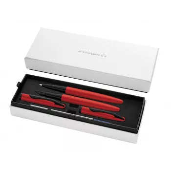 Pelikan Jazz Noble Elegance set de escritura rojo – pluma estilográfica y bolígrafo 400197481