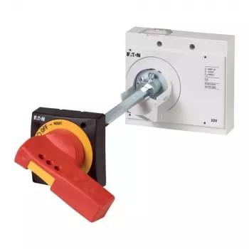 Eaton NZM3-XTVDVR 260182 manilla giratoria de acoplamiento de puerta, rojo/amarillo