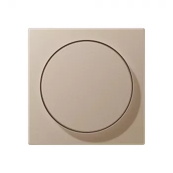 Jung serie A placa central con mando giratorio, champán (A1740CH)