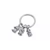 Troika KR17-18/MA llavero de aluminio fundido con figura, plateado