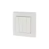 Eaton xComfort RF interruptor de pared por radio con 4 teclas, a pilas, blanco puro (173413)
