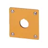 Eaton M22-EY1 placa de montaje, amarilla, aluminio, IP65, 72 x 72 mm 216542