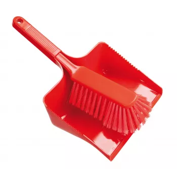 Haug Bürsten set de recogedor y cepillo de mano rojo plástico 35 cm de ancho (FC88921)