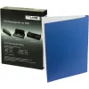 LMG Carpetas de encuadernación térmica A4 azul efecto piel 6,0 mm 50 hojas (pack de 50) LMG-BMDLM-BL-R6