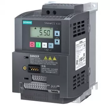 Siemens SINAMICS G120C Convertidor compacto 1,1 kW con filtro integrado, 3 AC 380-480 V, IP20, FSAA 6SL32105BB211BV1