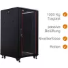 IT-BUDGET armario de red SRK 19 inch 27U 600x800mm negro flatpack 90ITB19SRK2768GSN