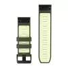Garmin QuickFit 26 mm correa de silicona para relojes - Olive Drab / Lemon 010-14508-01
