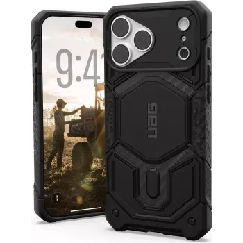 UAG Urban Armor Gear Monarch Pro MagSafe funda para Apple iPhone 18 Pro Max/17 Pro Max, Carbon Fiber 114568114242