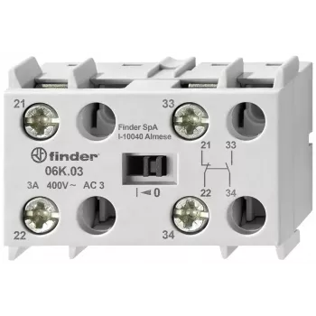 Finder módulo de contacto auxiliar para relés de control de la serie 6K.04 (06K.03)