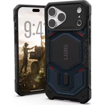 UAG Urban Armor Gear Monarch Pro MagSafe funda para Apple iPhone 18 Pro Max/17 Pro Max - Kevlar Mallard (azul) 114568113955