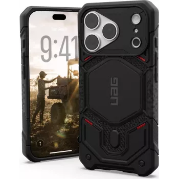 UAG Urban Armor Gear Monarch Pro MagSafe funda para Apple iPhone 18 Pro/17 Pro - Kevlar negro 114569113940