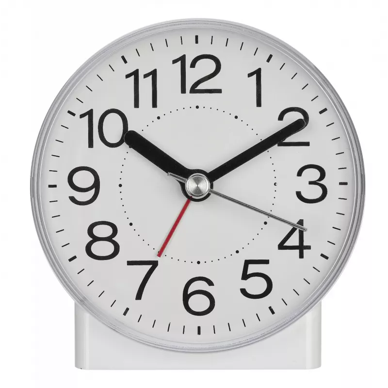 TFA Dostmann 60.1037.02 despertador de cuarzo blanco