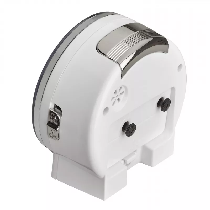 TFA Dostmann 60.1037.02 despertador de cuarzo blanco