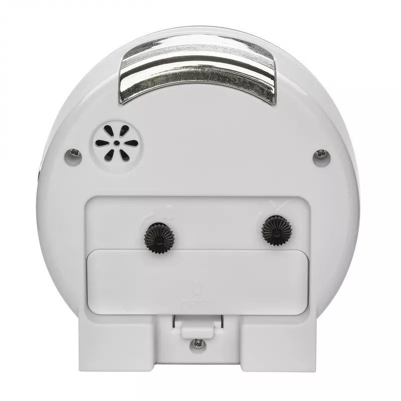 TFA Dostmann 60.1037.02 despertador de cuarzo blanco