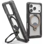 UAG Urban Armor Gear Plasma XTE 360 MagSafe funda con soporte para Apple iPhone 18 Pro/17 Pro – Ash (Translucent Grey) 114573113136